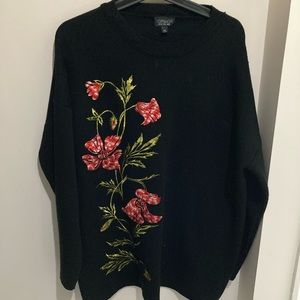 Topshop black sweater